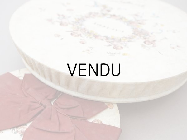 画像8: 1955年 アンティーク 天使＆薔薇のリース バテムのお菓子箱 (M) (8)