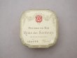 画像2: アンティーク 薔薇＆リボンのガーランド パウダーボックス ルーブル百貨店 POUDRE DE RIZ REINE DES SENTEURS - GRANDS MAGASINS DU LOUVRE PARIS - (2)