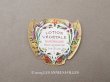 画像1: 1900年頃 アンティーク パフュームラベル 薔薇＆アイリス LOTION VEGETALE SUPERIEURE POUR LES SOINS DE LA CHEVELURE (1)