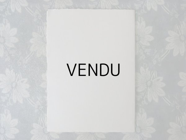 画像3: アンティーク メニューカード  ロカイユ装飾＆薔薇のガーランド  (3)