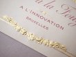画像2: アンティーク パフュームラベル 薔薇のガーランド SAVON A LA FOURERE A L'INNOVATION BRUXELLES (2)