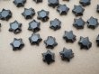 画像2: ＊蚤の市セット＊星のフレンチジェットのビーズ 60ピースのセット　 (2)