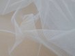 画像2: アンティーク チュールレース地 135×140cm スモーキーブルー (2)