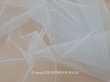 画像1: アンティーク チュールレース地 135×140cm スモーキーブルー (1)