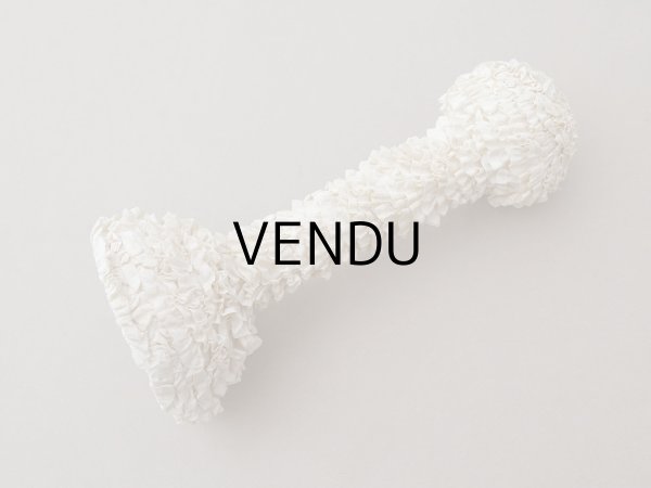 画像6: アンティーク エクリュのフリル ハットスタンド  (6)