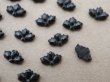画像5: アンティーク フレンチジェット リーフ型 30ピースのセット 6×9.5mm (5)