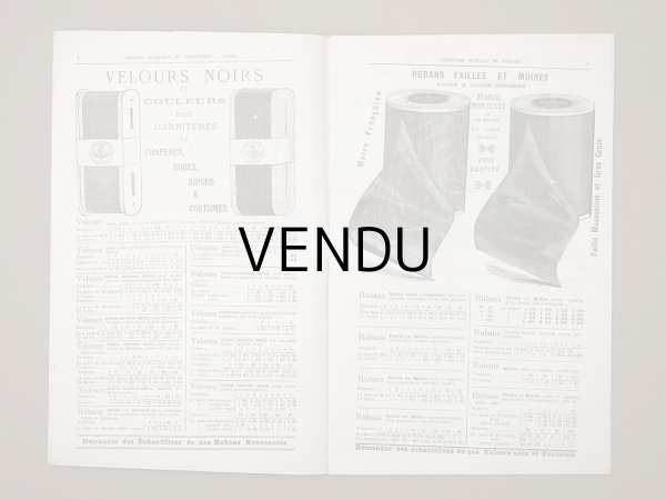 画像4: 1901年 アンティーク リボンのカタログ プランタン百貨店 CATALOGUE SPECIAL DU COMPTOIR DES RUBANS - GRANDS MAGASINS DU PRINTEMPS -  (4)