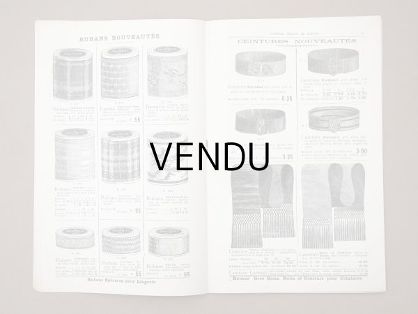 画像7: 1901年 アンティーク リボンのカタログ プランタン百貨店 CATALOGUE SPECIAL DU COMPTOIR DES RUBANS - GRANDS MAGASINS DU PRINTEMPS -  (7)