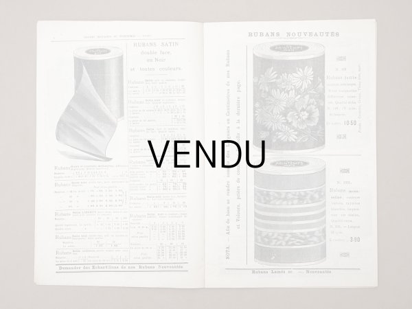 画像5: 1901年 アンティーク リボンのカタログ プランタン百貨店 CATALOGUE SPECIAL DU COMPTOIR DES RUBANS - GRANDS MAGASINS DU PRINTEMPS -  (5)