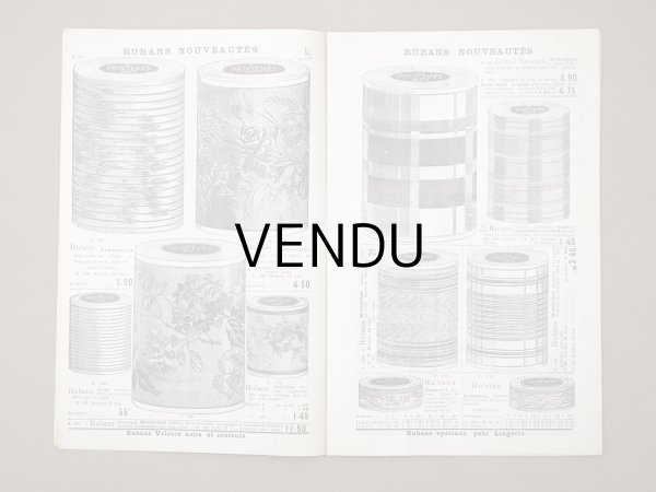画像6: 1901年 アンティーク リボンのカタログ プランタン百貨店 CATALOGUE SPECIAL DU COMPTOIR DES RUBANS - GRANDS MAGASINS DU PRINTEMPS -  (6)