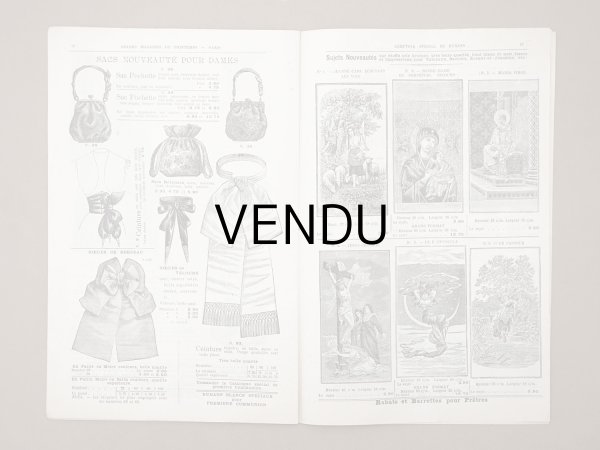 画像9: 1901年 アンティーク リボンのカタログ プランタン百貨店 CATALOGUE SPECIAL DU COMPTOIR DES RUBANS - GRANDS MAGASINS DU PRINTEMPS -  (9)