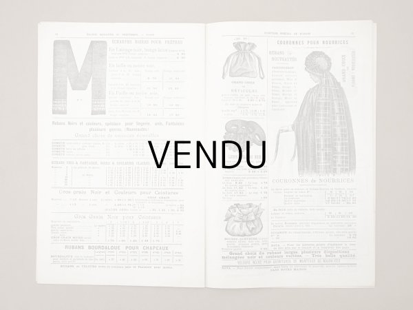 画像8: 1901年 アンティーク リボンのカタログ プランタン百貨店 CATALOGUE SPECIAL DU COMPTOIR DES RUBANS - GRANDS MAGASINS DU PRINTEMPS -  (8)