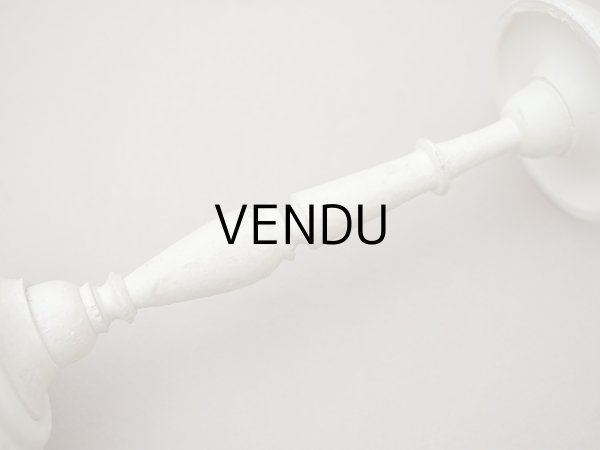 画像5: アンティーク ハットスタンド オフホワイト 木製 (5)