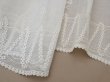 画像12: 1900年頃 アンティーク 幅広レース ホワイトワーク 花刺繍 22cm幅  (12)