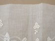 画像10: 1900年頃 アンティーク 幅広レース ホワイトワーク 花刺繍 22cm幅  (10)