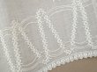 画像5: 1900年頃 アンティーク 幅広レース ホワイトワーク 花刺繍 22cm幅  (5)