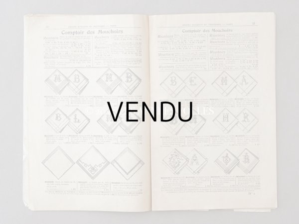 画像6: 1903年 アンティーク プランタン百貨店のカタログ CATALOGUE SPECIAL BLANC - GRANDS MAGASINS DU PRINTEMPS -  (6)