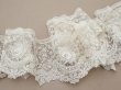 画像16: 【セール対象外】【クーポン対象外】19世紀末  アンティーク 幅広14〜15cm ポワンドローズ ニードルレース 3.4m ポワンドガーズ『ポワン・ド・ガーズ』『ポワン・ド・ローズ』  (16)