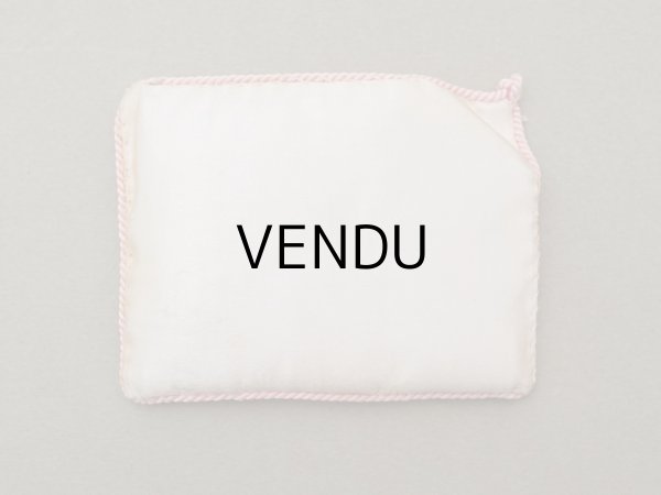 画像7: アンティーク  シルク製 サシェ 香り袋 小さなクッション パウダーピンク - A LA COUR BATAVE - (7)