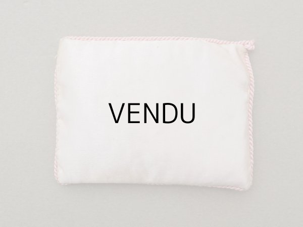 画像9: アンティーク  シルク製 サシェ 香り袋 小さなクッション パウダーピンク - A LA COUR BATAVE - (9)