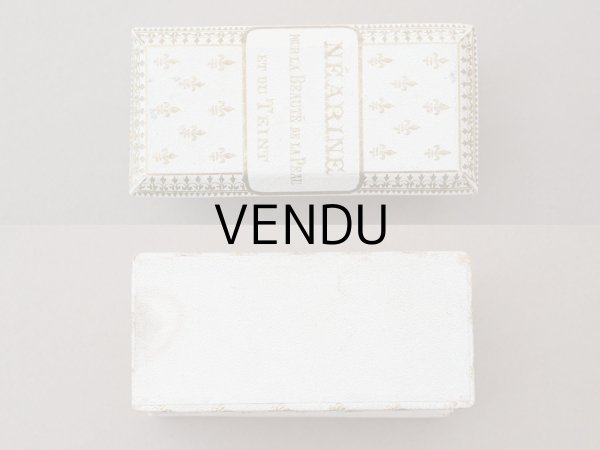 画像4: アンティーク パフュームボックス パウダーボックス NEARINE 百合の紋章 (4)