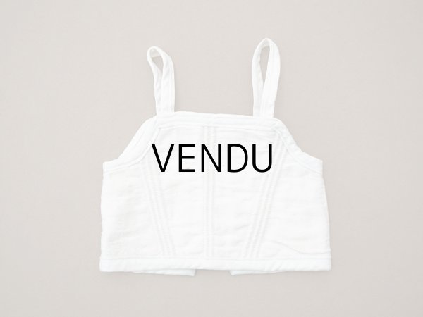 画像5: アンティーク 水色の縁取り ドール用 コルセット CORSET F.P. (5)