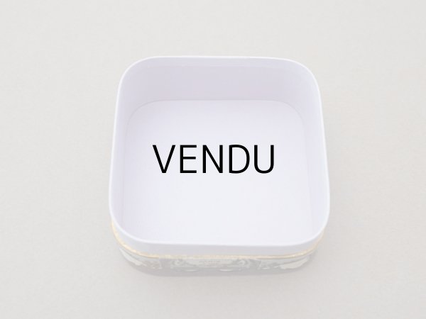 画像14: アンティーク パウダーボックス 薔薇のガーランド＆蝶々 POUDRE DE RIZ - PFELIX POTIN PARIS - (14)