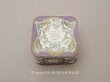 画像1: アンティーク パウダーボックス 薔薇のガーランド＆蝶々 POUDRE DE RIZ - PFELIX POTIN PARIS - (1)