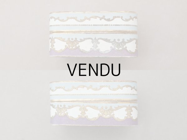 画像10: アンティーク パウダーボックス 薔薇のガーランド＆蝶々 POUDRE DE RIZ - PFELIX POTIN PARIS - (10)