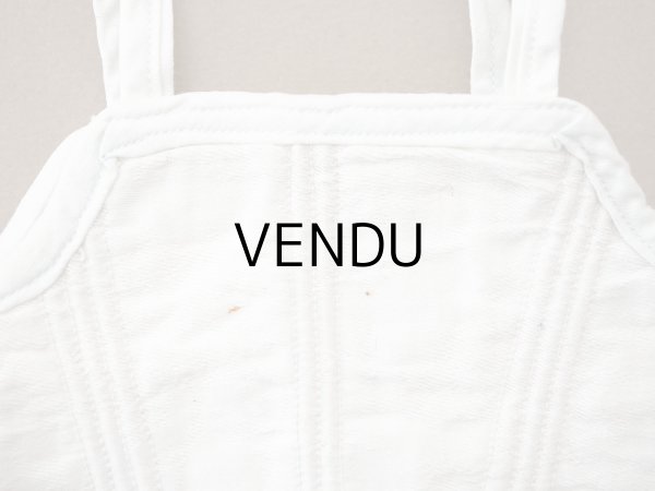 画像6: アンティーク 水色の縁取り ドール用 コルセット CORSET F.P. (6)