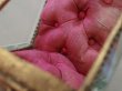 画像12: アンティーク 懐中時計 & ジュエリーボックス ワインレッドのシルク製クッション (12)