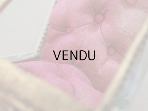 画像12: アンティーク 懐中時計 & ジュエリーボックス ワインレッドのシルク製クッション (12)