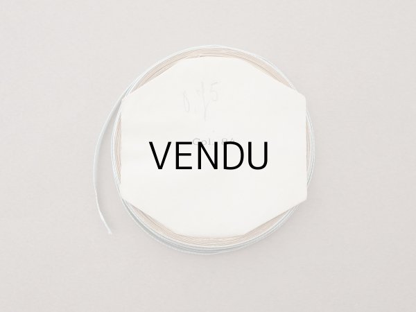 画像6: アンティーク 極細 サテンリボン 5mm幅 パウダーブルー 3.7m  SATIN DOUBLE FACE LINGERIE PON 641 N 2 (6)