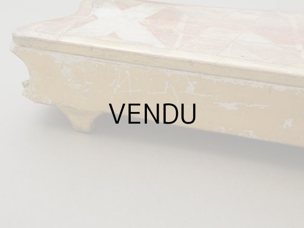 画像14: 19世紀末 アンティーク 木製の大きな台座 ロカイユ装飾 (14)