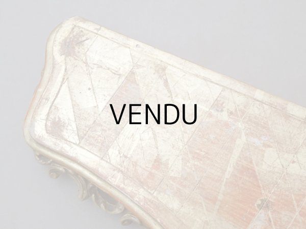 画像4: 19世紀末 アンティーク 木製の大きな台座 ロカイユ装飾 (4)