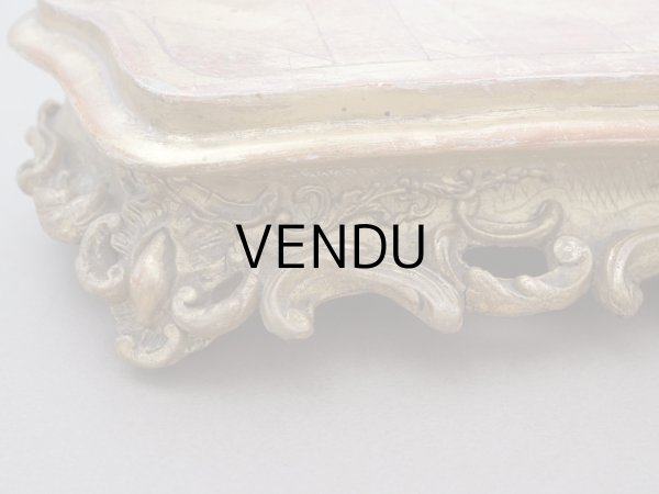 画像7: 19世紀末 アンティーク 木製の大きな台座 ロカイユ装飾 (7)