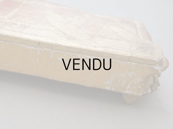 画像15: 19世紀末 アンティーク 木製の大きな台座 ロカイユ装飾 (15)