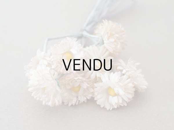 画像5: アンティーク デイジーの布花  (5)