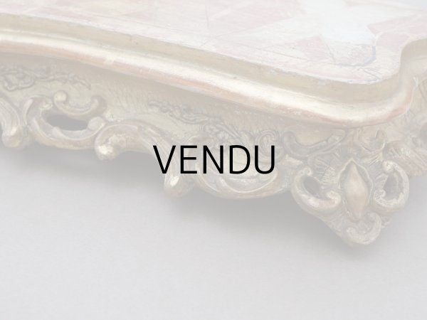 画像11: 19世紀末 アンティーク 木製の大きな台座 ロカイユ装飾 (11)