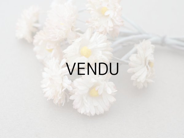 画像3: アンティーク デイジーの布花  (3)