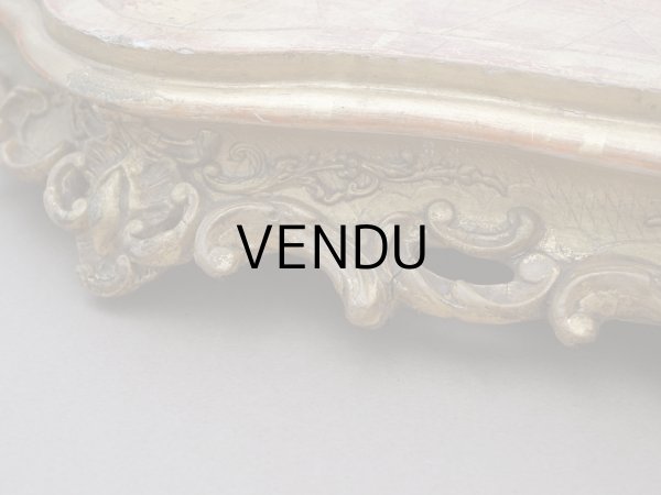 画像10: 19世紀末 アンティーク 木製の大きな台座 ロカイユ装飾 (10)