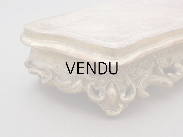 画像6: 19世紀末 アンティーク 木製の大きな台座 ロカイユ装飾 (6)