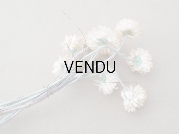 画像11: アンティーク デイジーの布花  (11)