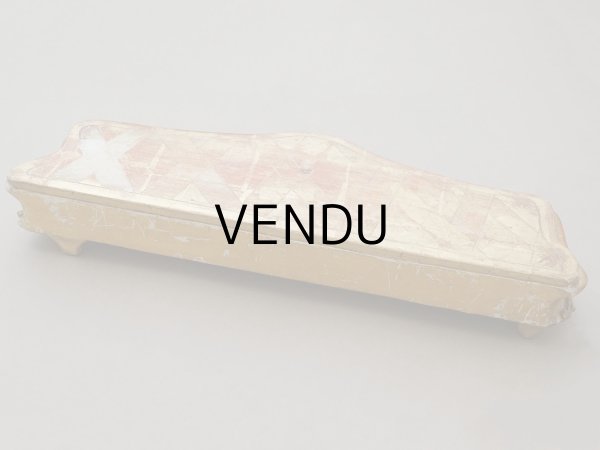 画像13: 19世紀末 アンティーク 木製の大きな台座 ロカイユ装飾 (13)