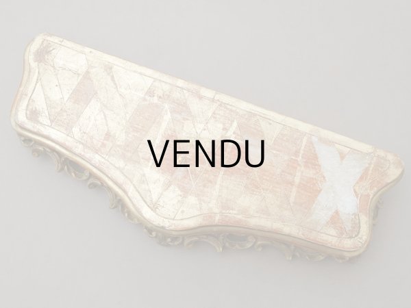 画像3: 19世紀末 アンティーク 木製の大きな台座 ロカイユ装飾 (3)