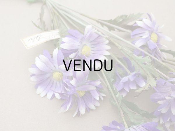 画像7: アンティーク 大きなブーケ クリザンテム 布花 ラベル付 (7)