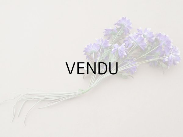 画像3: アンティーク 大きなブーケ クリザンテム 布花 ラベル付 (3)