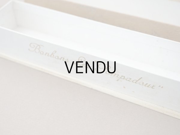 画像9: アンティーク お菓子箱 薔薇＆リボンのガーランド BONBONS LES POMPADOUR - AU FIDELE BERGER PARIS  - (9)