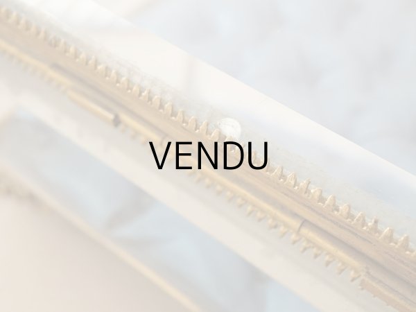 画像18: 19世紀中頃 アンティーク 大きなジュエリーケース スモーキーブルーのシルククッション 20.2×17.5cm (18)