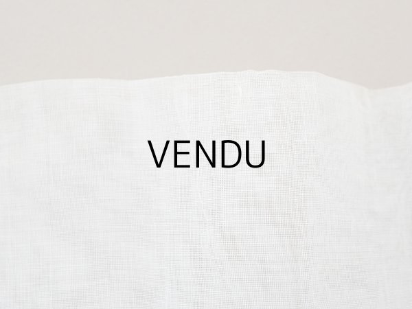 画像7: アンティーク 幅広 ドレスの裾  プリーツ入り レース付 1.3m 20.2cm幅 コットンオーガンジー (7)